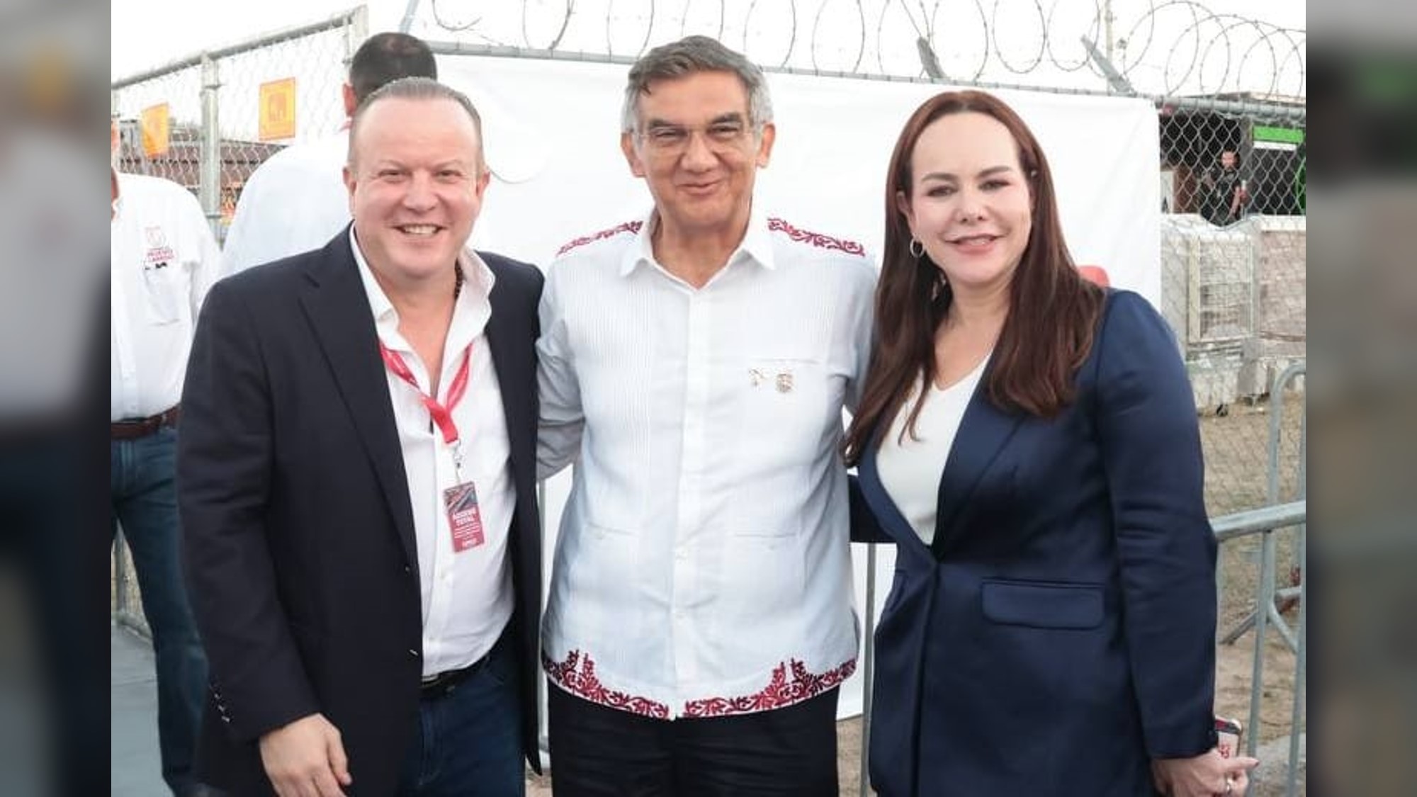 Asiste Carlos Canturosas a la inauguración del 2.º Puente ferroviario NLD