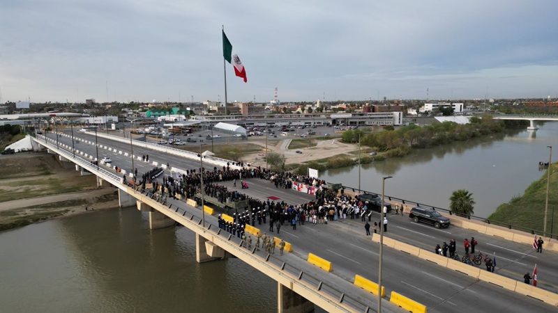 Cerrarán Puente Juárez Lincoln por “Ceremonia del Abrazo 2025”