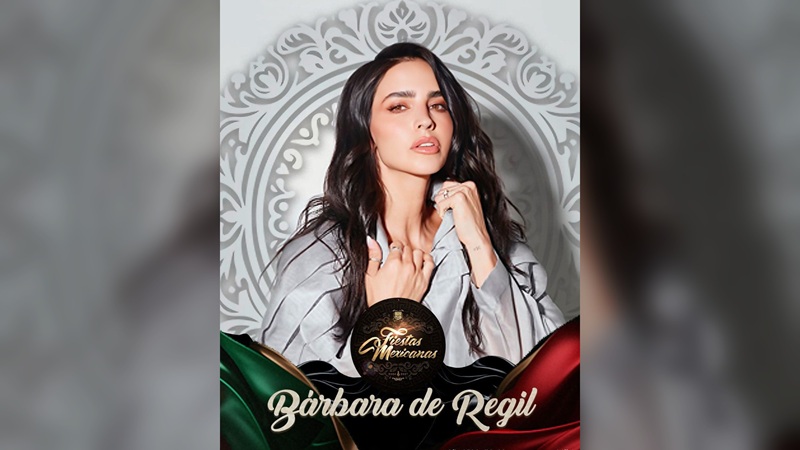 Bárbara de Regil, 4.ª Huésped Distinguida de las Fiestas Mexicanas