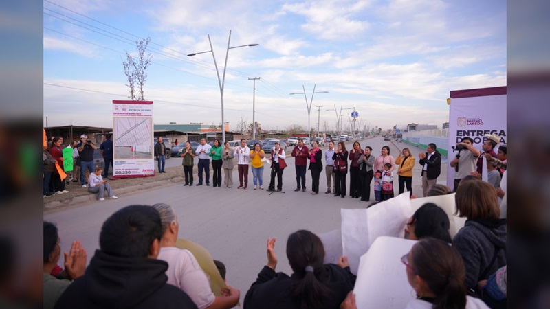 Entrega CLC importante obra de infraestructura vial en reservas territoriales