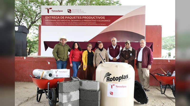 Fomentan autosuficiencia alimentaria con paquetes productivos de traspatio