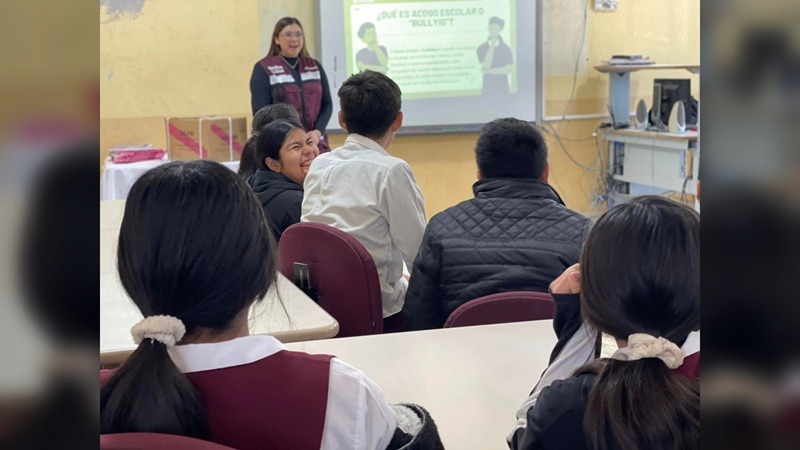 IMJUVE promueve el respeto y la prevención del bullying en secundaria