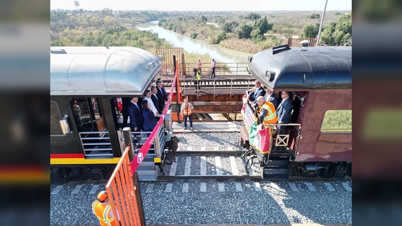 Inauguran en Nuevo Laredo Segundo Puente Ferroviario Internacional