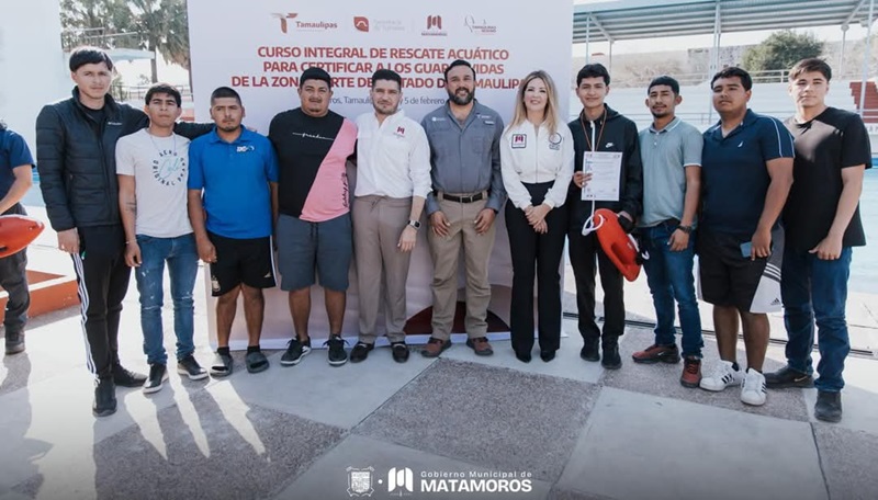 Matamoros, sede del Curso Integral de Rescate Acuático