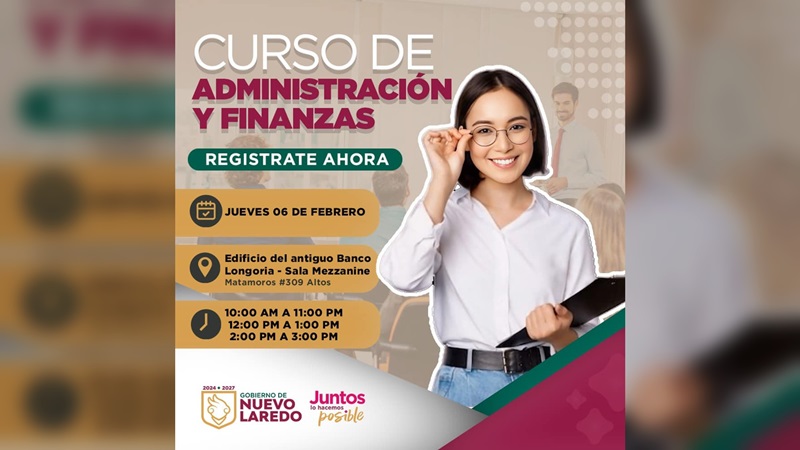 NLD impulsa a emprendedores con cursos gratuitos de administración y finanzas