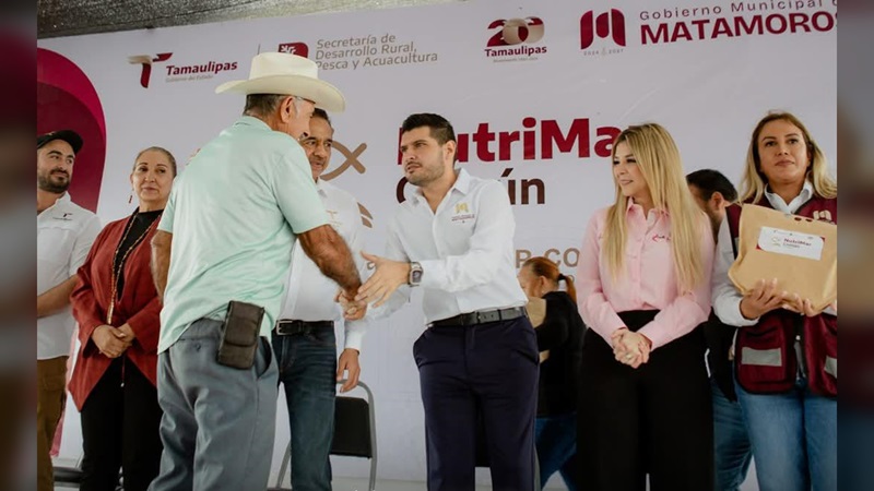 Por gestiones del alcalde de Matamoros, 4.ª Entrega Nutrimar-Comun