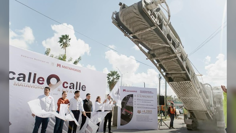 Programa “Calle a Calle Matamoros Renace” sigue beneficiando a matamorenses