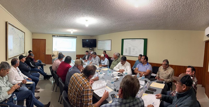 Participa SRH en reunión del CH del Distrito de Riego 026 en Díaz Ordaz