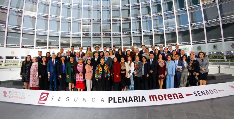 Morena ratifican apoyo a CSP en la 2.ª Reunión Plenaria del Grupo Parlamentario