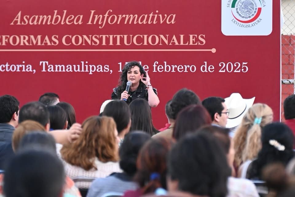 Seguimos trabajando para Tamaulipas: Olga Sosa