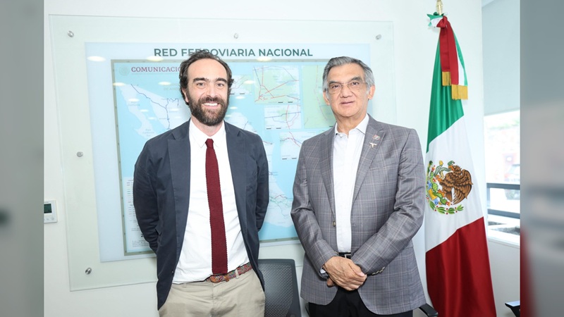 Afinan AVA y Andrés Lajous rutas ferroviarias de Tamaulipas