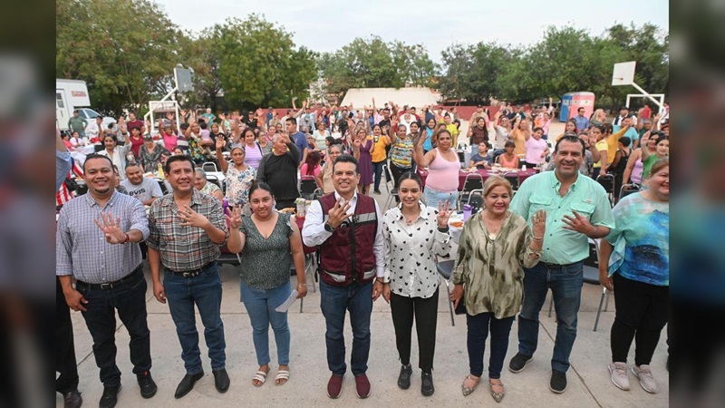 Gattás lleva el gobierno municipal al fraccionamiento Luis Quintero