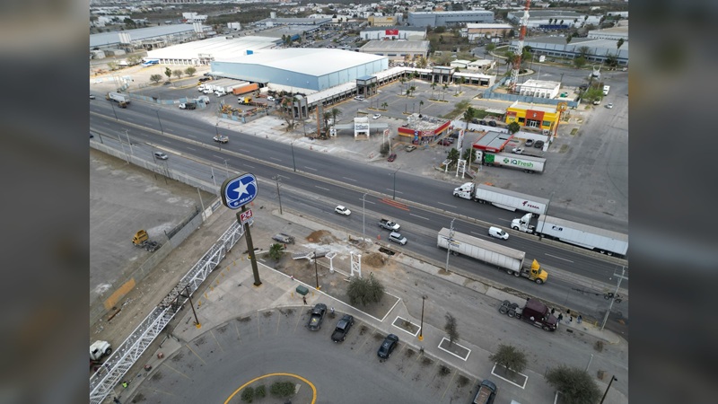 Anuncia NLD cierre de Carretera Nacional por trabajos de construcción de puente peatonal
