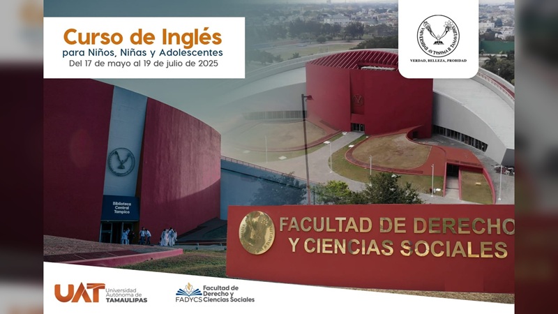 Dará la UAT cursos gratuitos de inglés a niños y adolescentes de bajos recursos