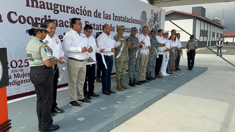 Inauguran AVA y mandos militares, instalaciones de la GN en Tamaulipas