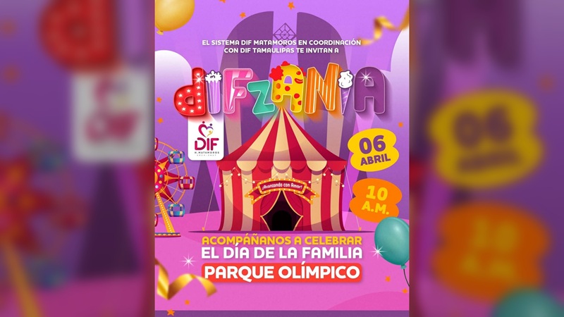 Invitan a celebrar el Día de la Familia en DIFzania