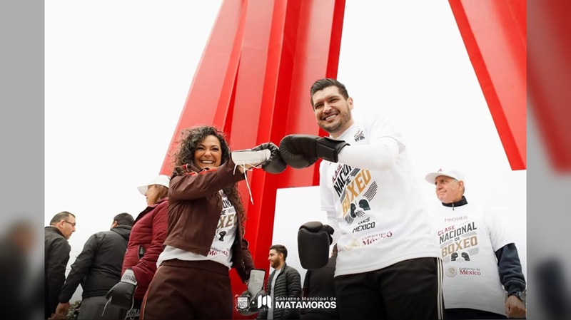 Matamoros participa de la primera clase de box a nivel nacional