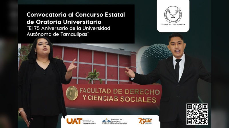 Organiza la UAT concurso estatal de oratoria universitario