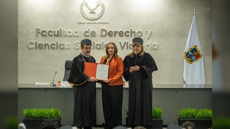 Recibe Isolda Rendón nombramiento de presidenta honoraria de Familia UAT