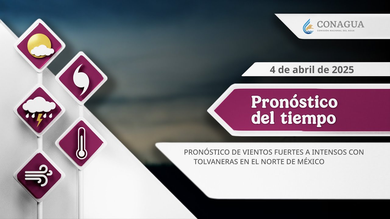 #PronósticodelTiempo para hoy Viernes 04 de abril de 2025