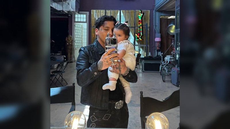 Christian Nodal ¡se reencuentra con su hija Inti!
