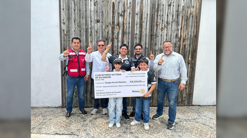 Club Rotario Escandón Victoria impulsa a la niñez