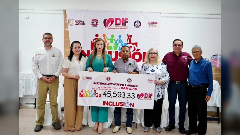 Concluye DIF entrega de apoyos a Centros de Atención Múltiple de NLD