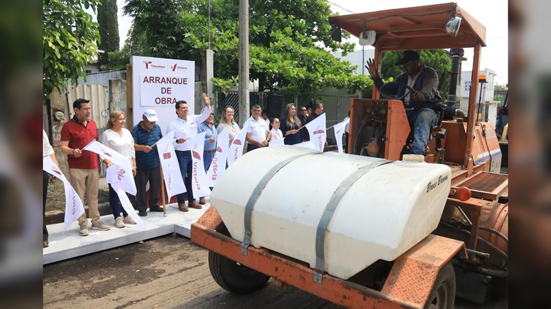 Dan banderazo de arranque a programa de 108 obras en Victoria