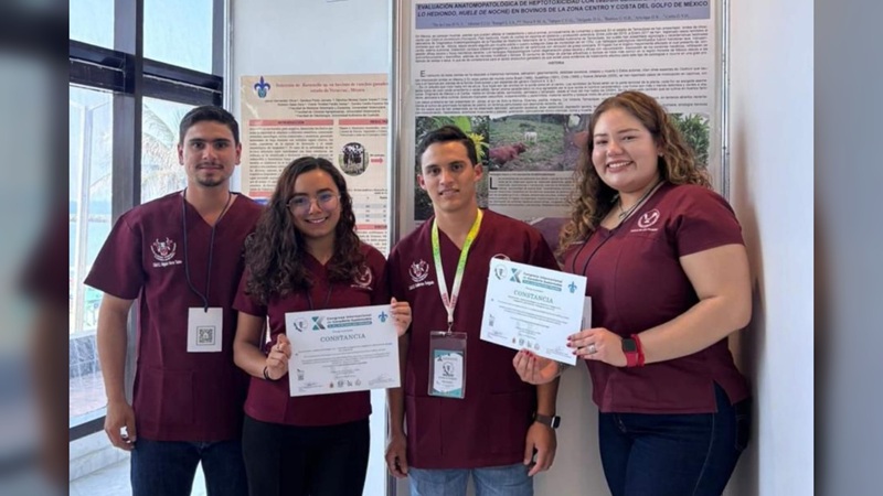 Exponen estudiantes de la UAT en congreso internacional de ganadería