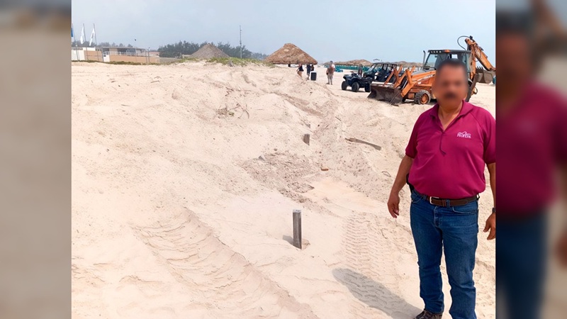 Frena la PROFEPA daño a santuario tortuguero de Tamaulipas