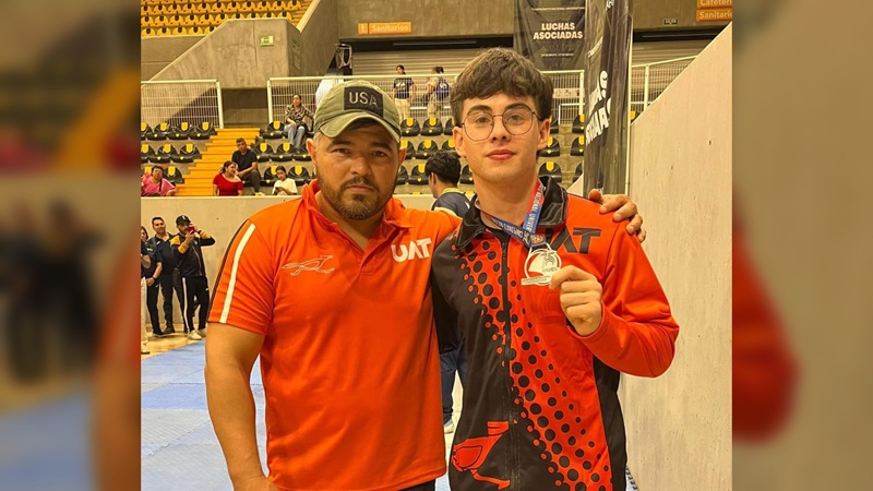 Gana la UAT medalla de plata en luchas asociadas en el nacional de la ANUIES