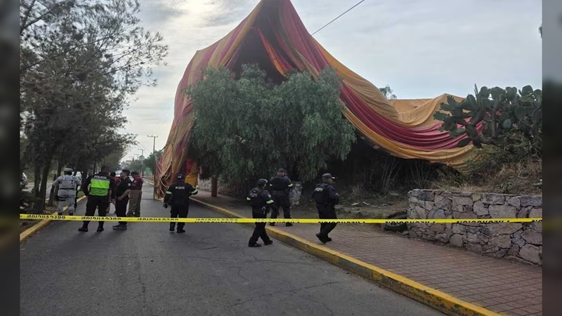 Se desplomó globo aerostático en San Martín de las Pirámides