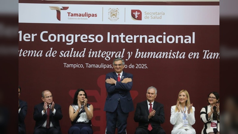 Inaugura AVA Congreso Int. “Hacia un Sistema de Salud Integral y Humanista en Tamaulipas”