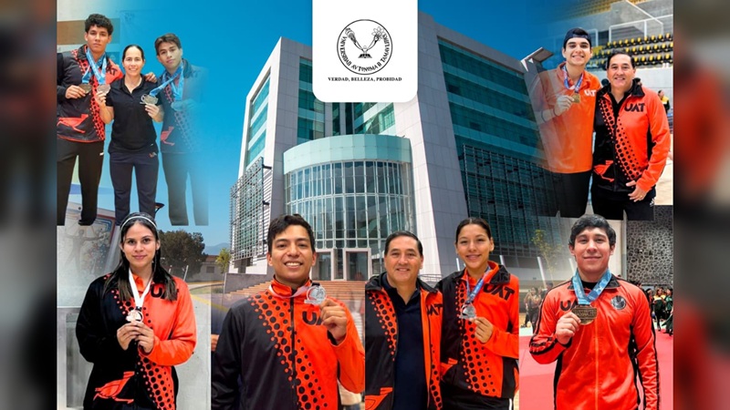 La UAT suma 12 medallas en campeonatos nacionales de ANUIES 2025