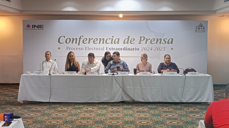 Prepara INE logística se seguridad para elección judicial en Tamaulipas