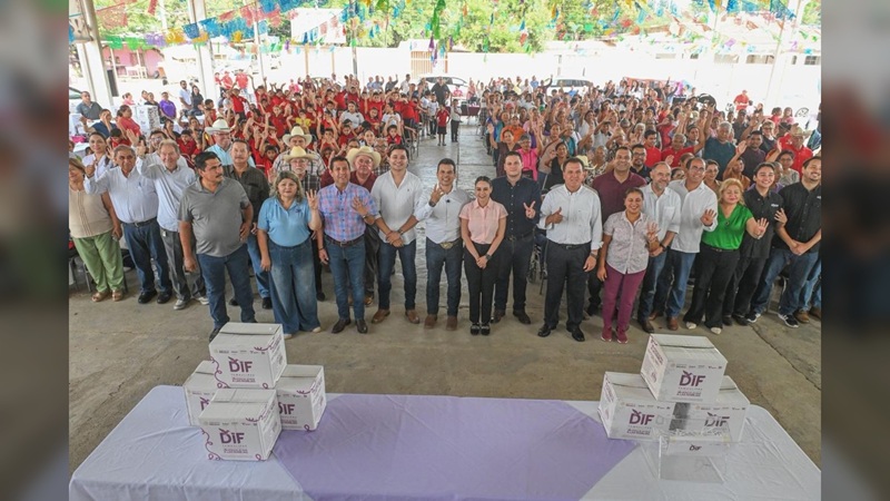 Reciben beneficios familias de ejidos La Libertad, Misión y La Presa