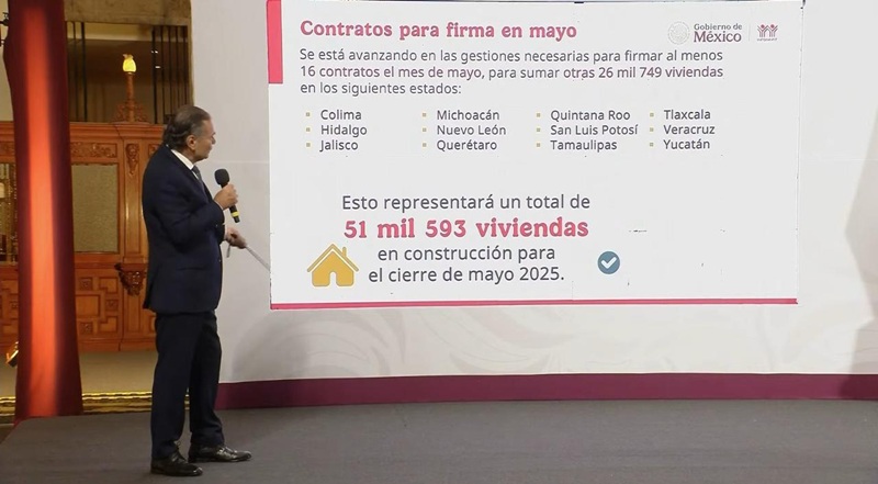 “Tamaulipas, tercero en construcción de viviendas”: INFONAVIT