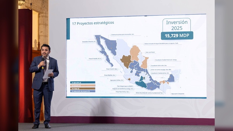 Tamaulipas es el segundo estado con más inversión en proyectos hídricos
