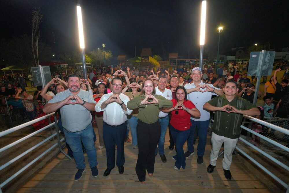 Carmen Lilia inaugura puente panorámico del Península del Laguito