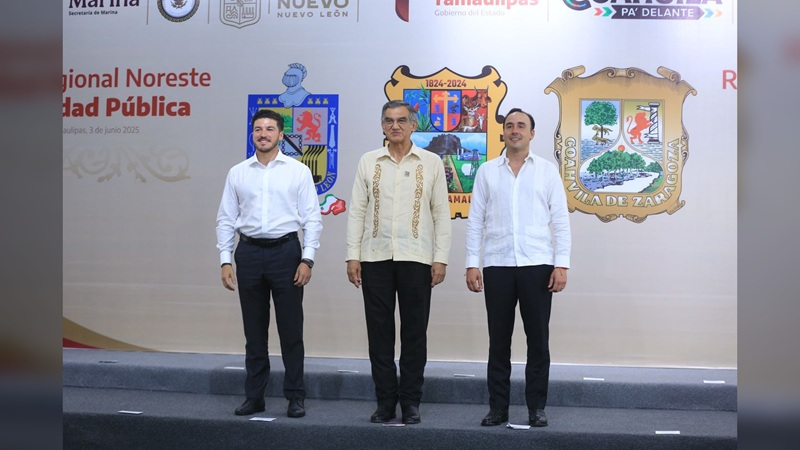 Acuerdan Tamaulipas, Nuevo León y Coahuila reforzar seguridad fronteriza e interestatal