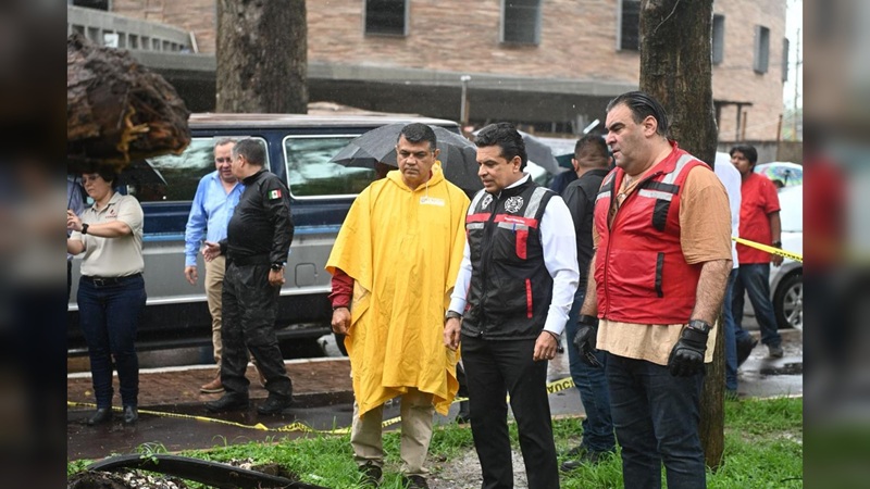 Atiende alcalde daños por intensas lluvias en Victoria