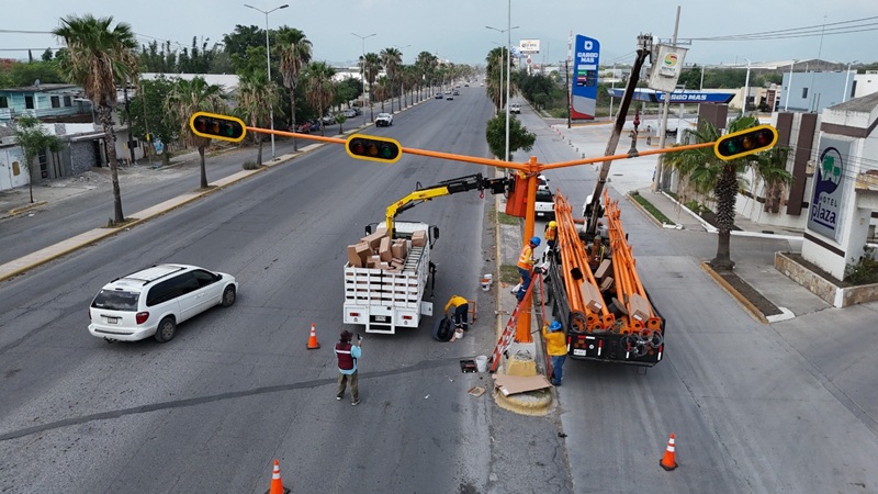 Avanza modernización en la capital de Tamaulipas