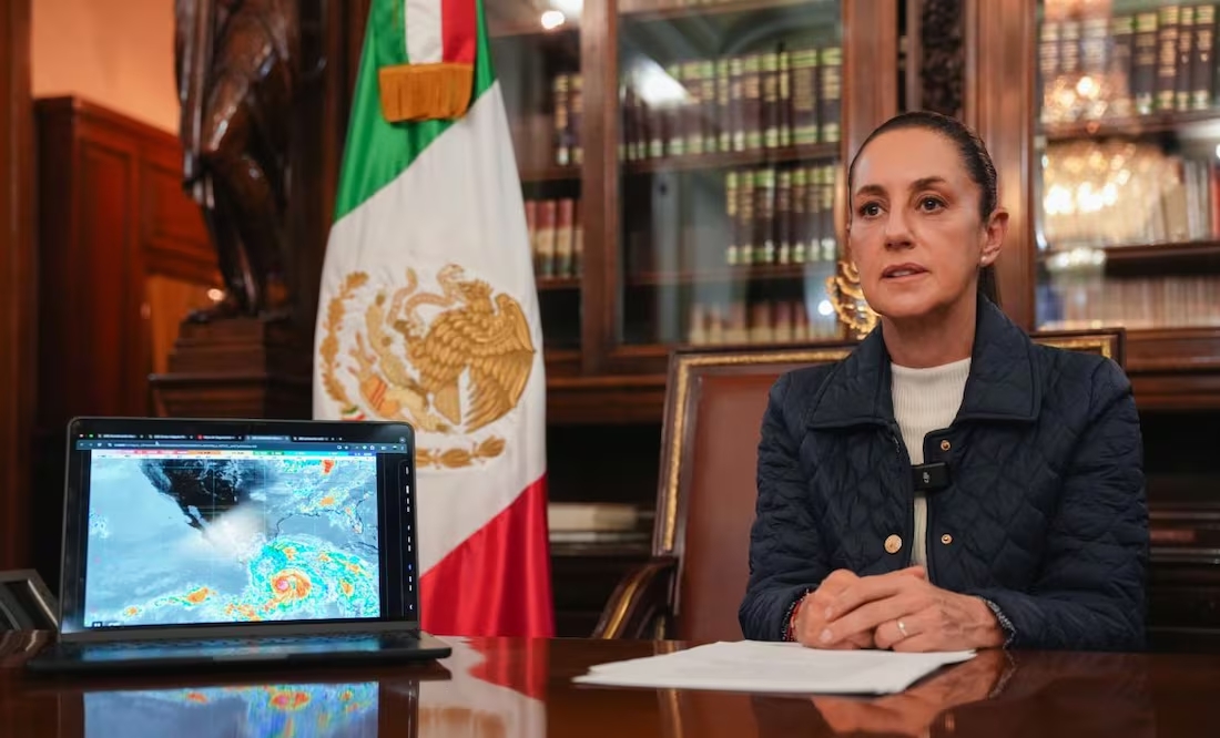Sheinbaum emite mensaje extraordinario ante el impacto de «Erick»