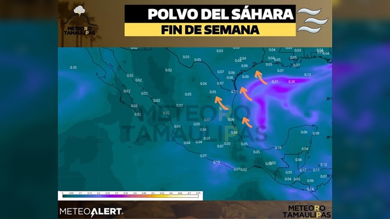 El Polvo del Sahara llega este fin de semana a Tamaulipas