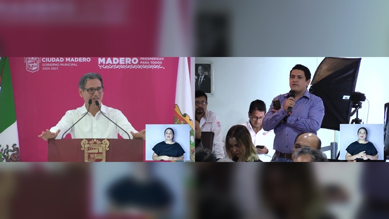 Gobierno de Madero es exhibido en vivo por proveedor