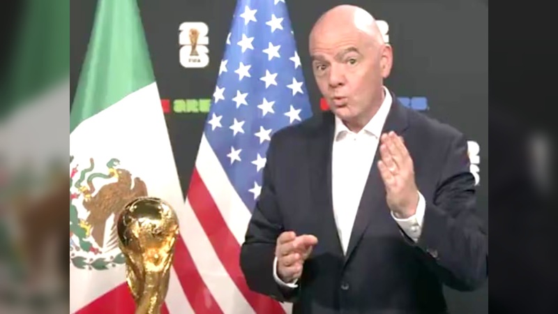 Infantino inicia cuenta regresiva a un año del ‘Mundial 2026’