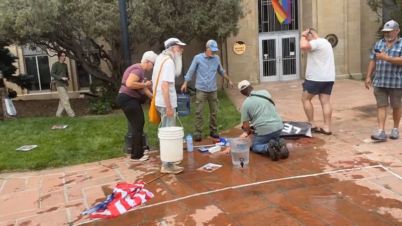 ¡Ataque en una marcha proisraelí en Colorado!