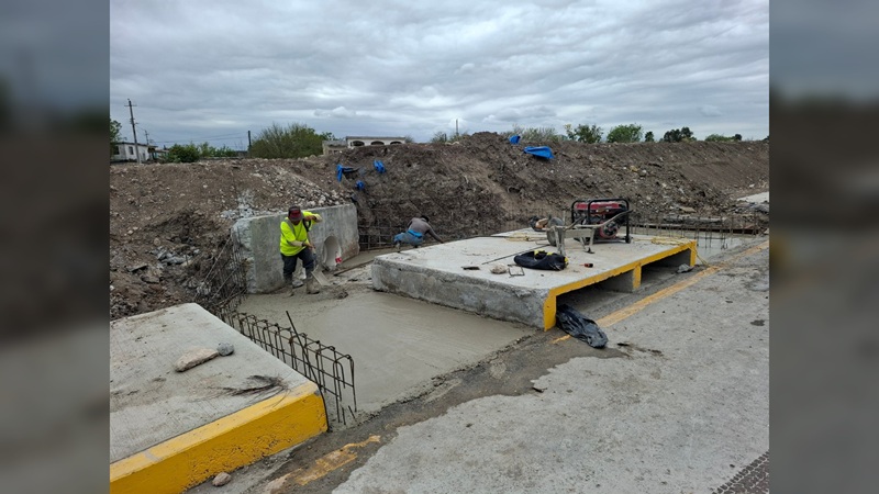 Gobierno de AVA fortalece a Reynosa con infraestructura hidráulica y vial