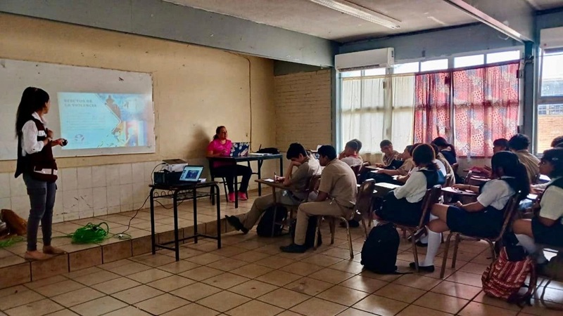 IMPACTA lleva mensaje contra el ‘Bullying’ a estudiantes de la Secundaria Núm. 4