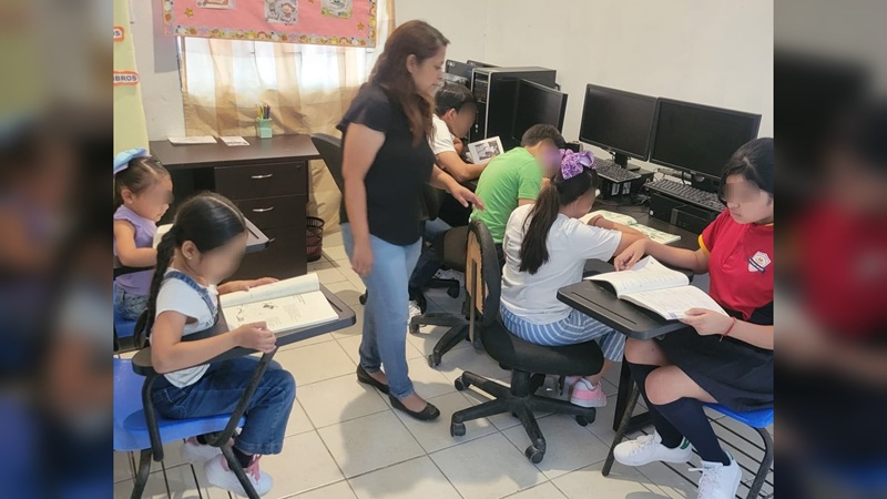 Imparten taller comunitario de lectura en Matamoros